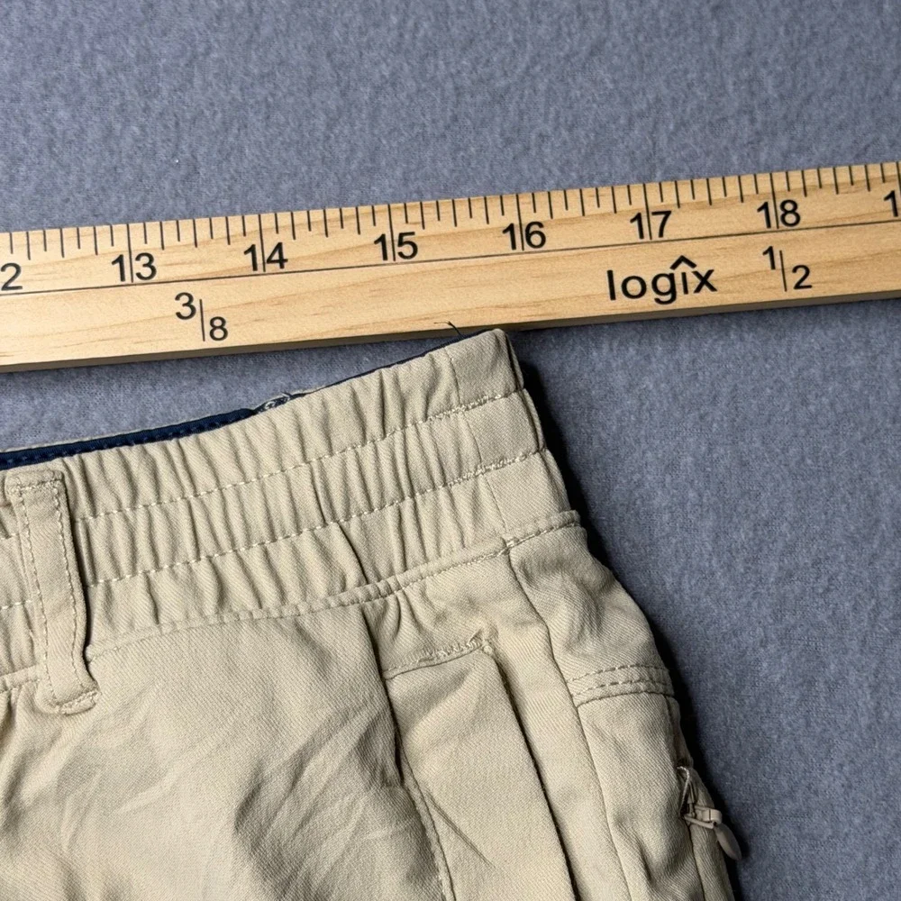 Birddogs Gym Shorts Mens XL Khaki Built-in Liner Stretch Activewear Drawstring